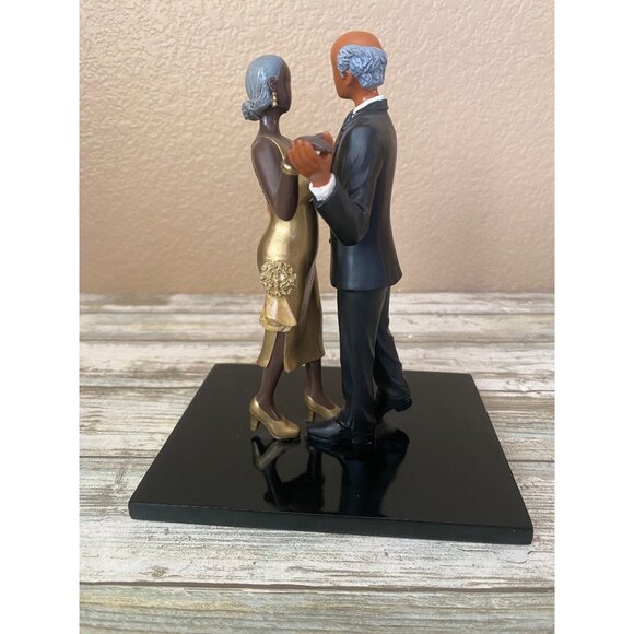 Sass ’n Class Annie Lee "A Scene from RSVP" African American Dancing Couple - Picture 3 of 13